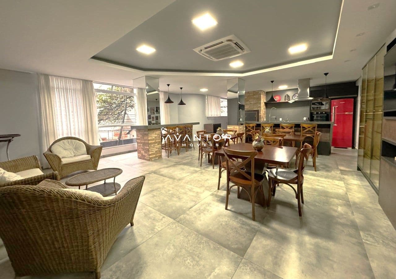 Salão de festas — Apartamento com 3 quartos para alugar no Edifício Carrara, em Centro, Balneário Camboriú/SC