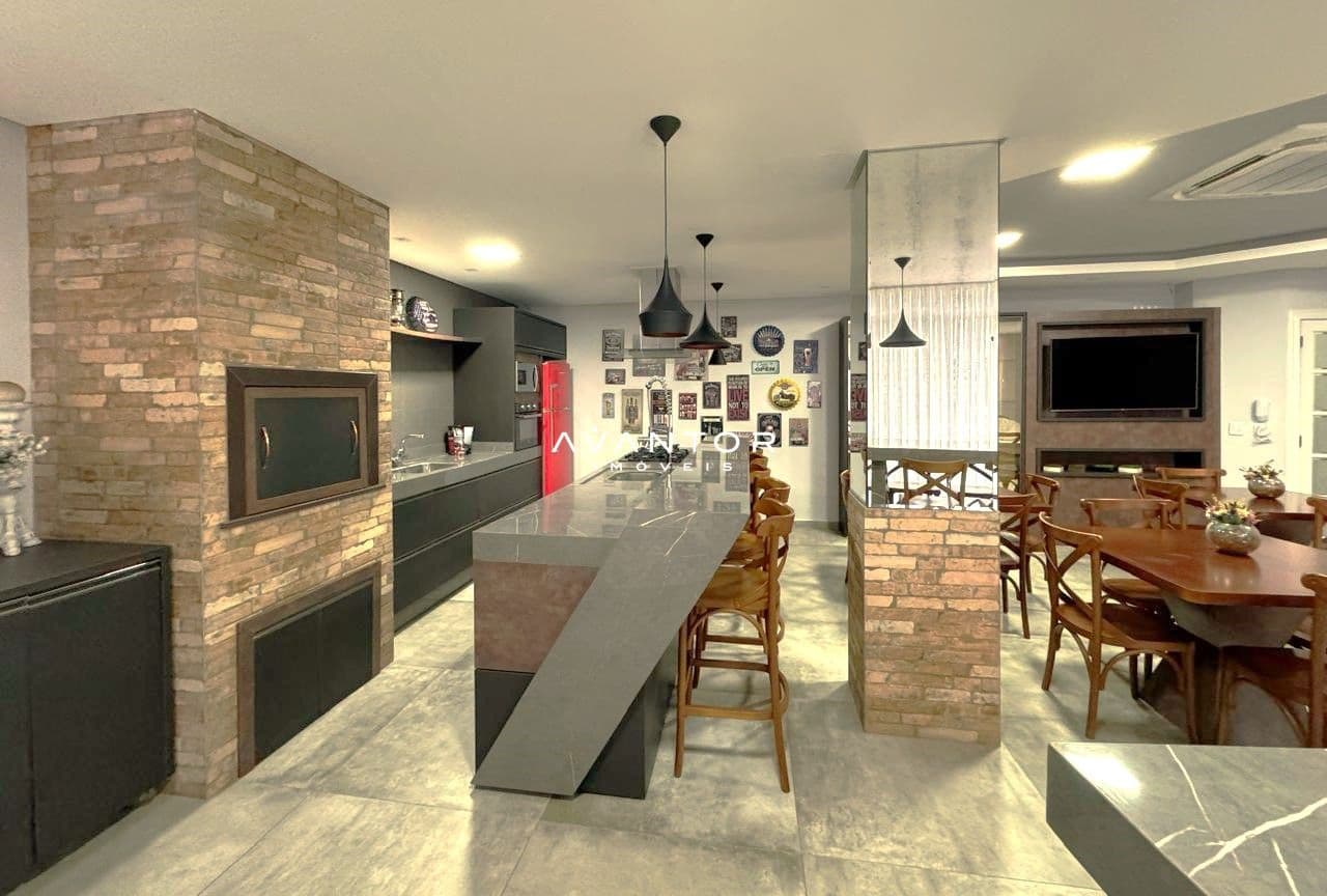 Salão de festas churrasqueira — Apartamento com 3 quartos para alugar no Edifício Carrara, em Centro, Balneário Camboriú/SC
