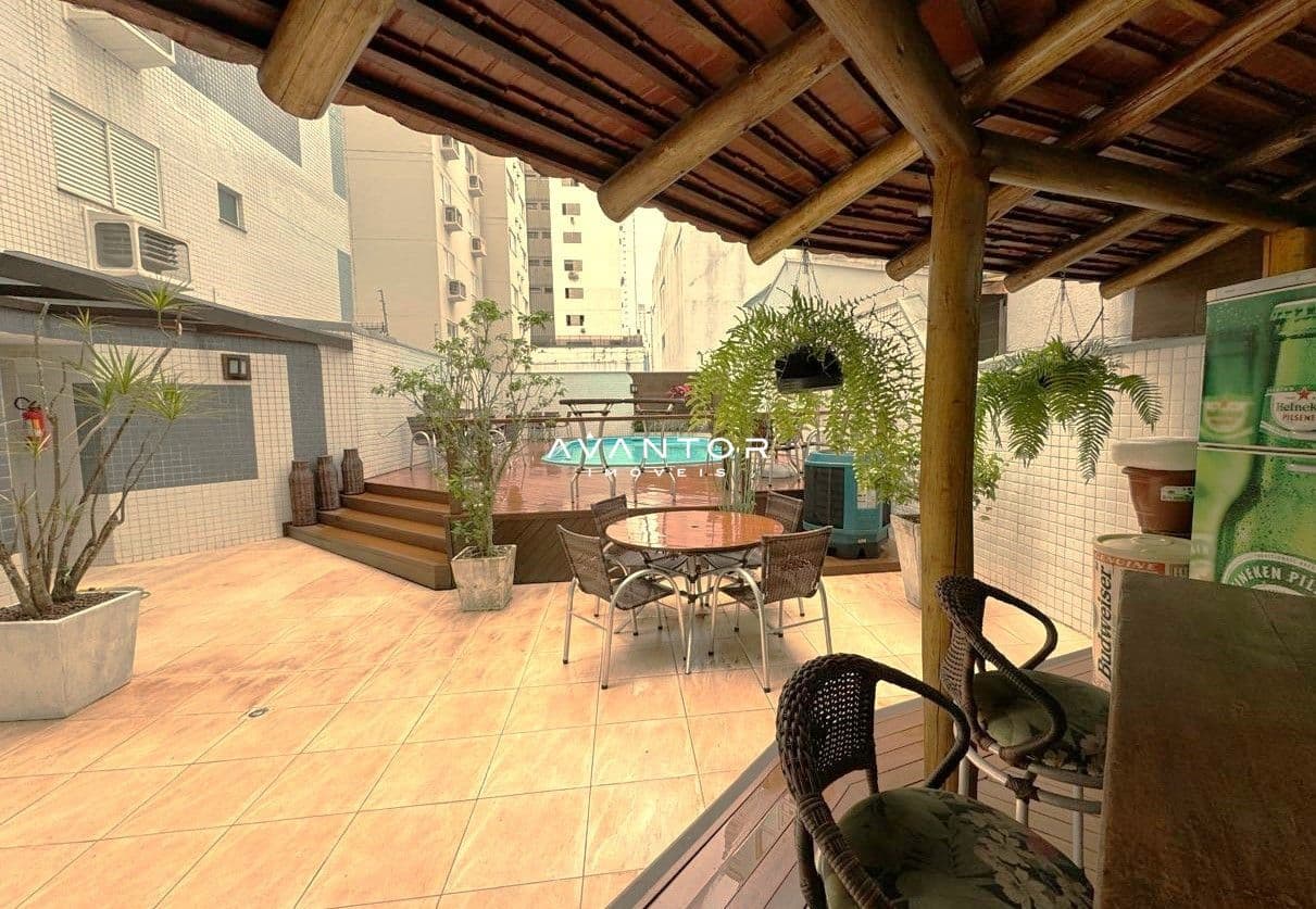 Quiosque com churrasqueira — Apartamento com 3 quartos para alugar no Edifício Carrara, em Centro, Balneário Camboriú/SC