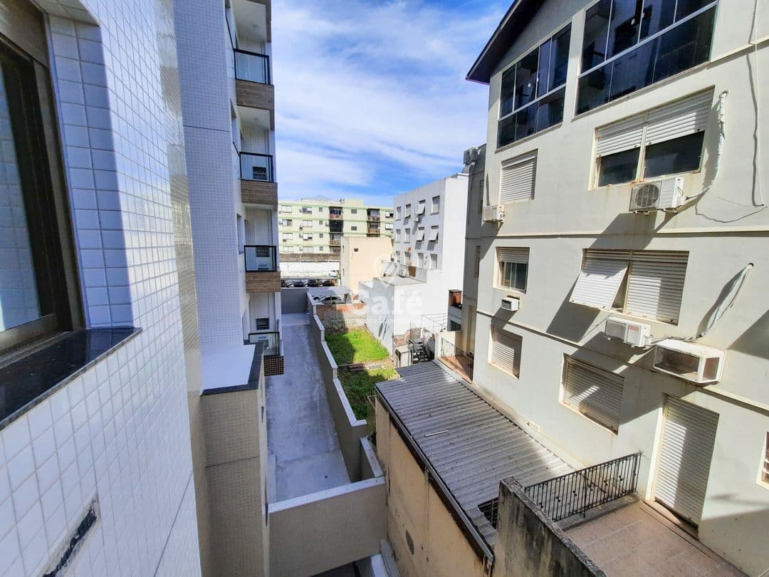 Residencial Sant'Anna - Apartamento de 1 dormitório com sacada e churrasqueira no Centro d — Apartamento com 1 quarto para alugar em Centro, Santa Maria/RS