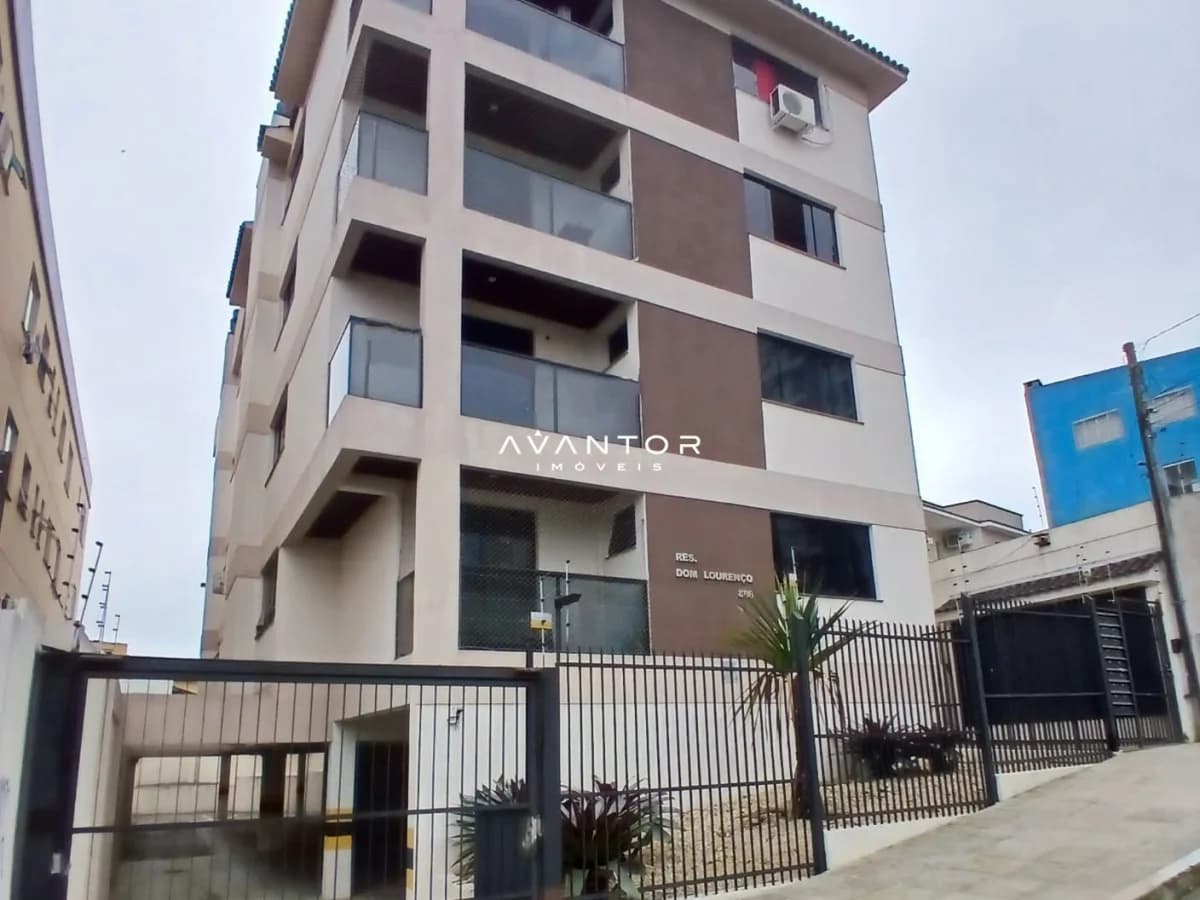 Fachada do prédio com entrada — Residencial Dom Lourenço, Nossa Senhora do Rosário, Santa Maria/RS