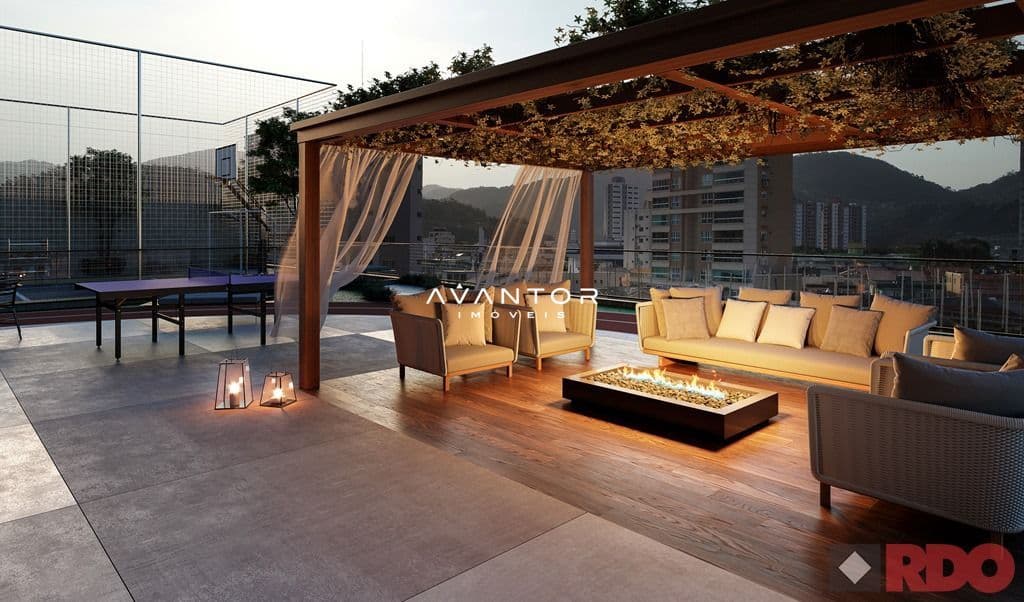 Praça do fogo — Apartamento com 2 quartos à venda no Boulevard Royal, em Cento, Itapema/SC