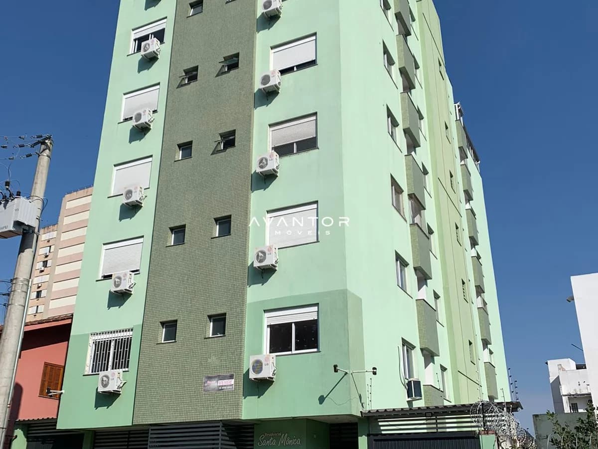 Fachada do prédio com unidades residenciais — Residencial Santa Mônica, Nossa Senhora do Rosário, Santa Maria/RS