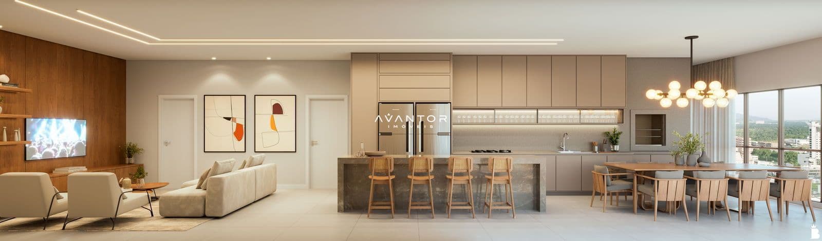 Apartamento com 3 quartos à venda no Portal 246 Residence, em Meia Praia, Itapema/SC — foto 2 de 13