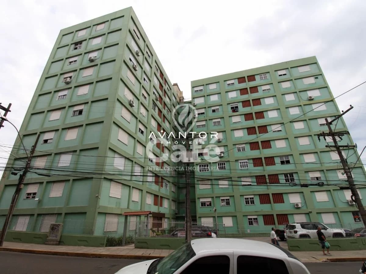 Fachada do prédio com blocos residenciais — Apartamento com 3 quartos à venda em Centro, Santa Maria/RS