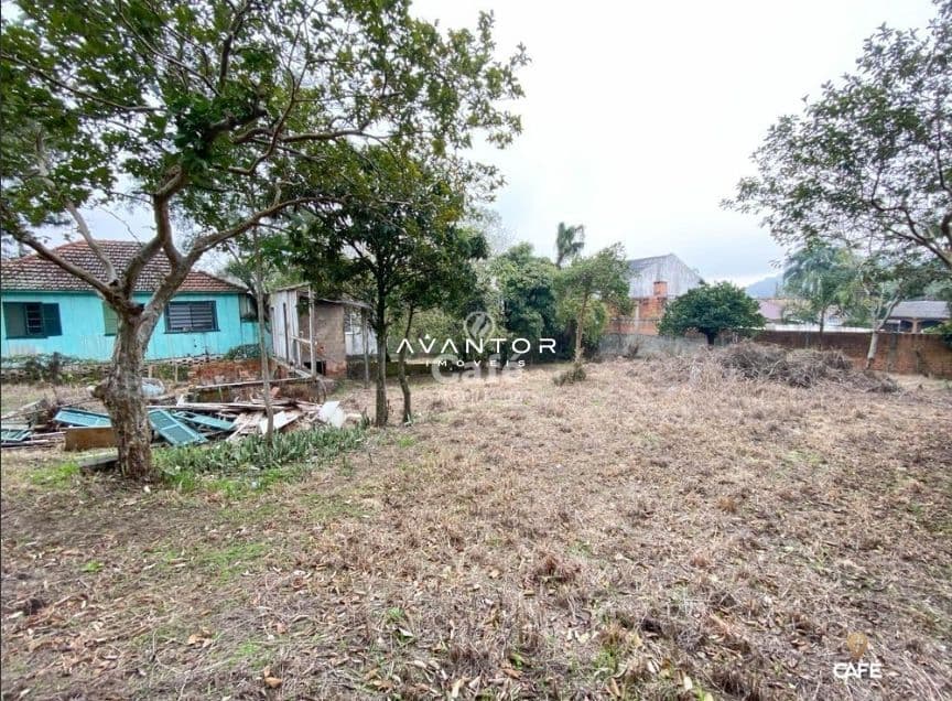 Terreno com construção e árvores — Terreno à venda em São José, Santa Maria/RS