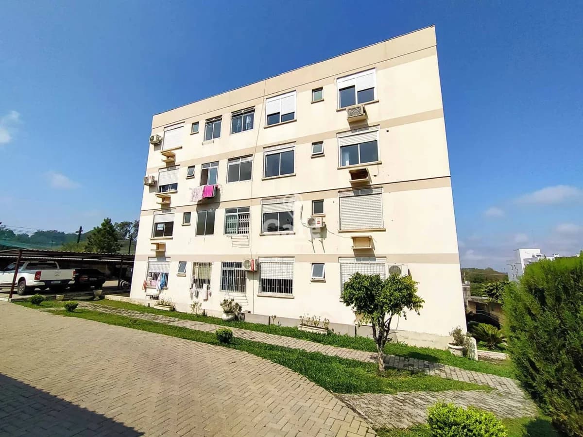 Amplo apartamento de dois dormitórios, com ótima localização — Condomínio Solar Bela Vista, Nossa Senhora das Dores, Santa Maria/RS