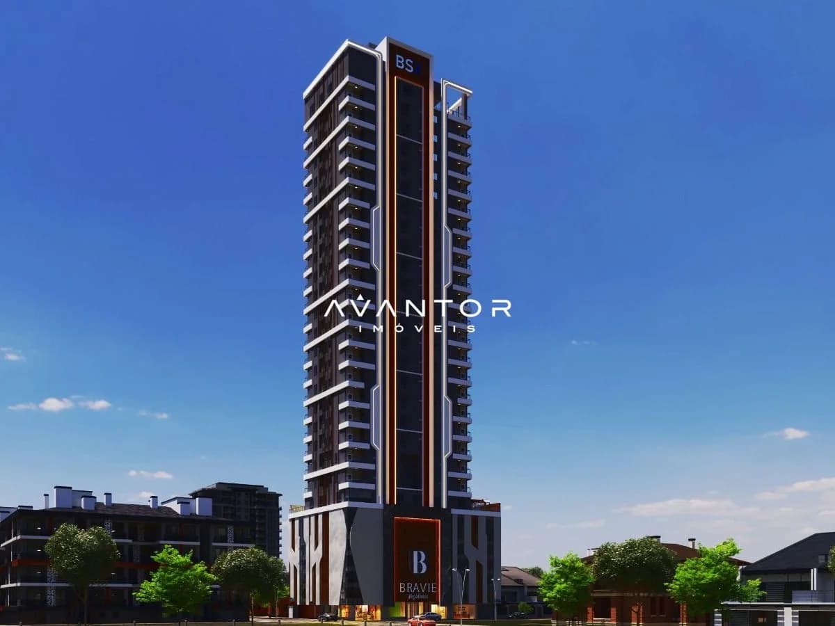 Fachada do prédio residencial — Apartamento com 2 quartos à venda no Bravie Residence, em Morretes - Zona 3, Itapema/SC