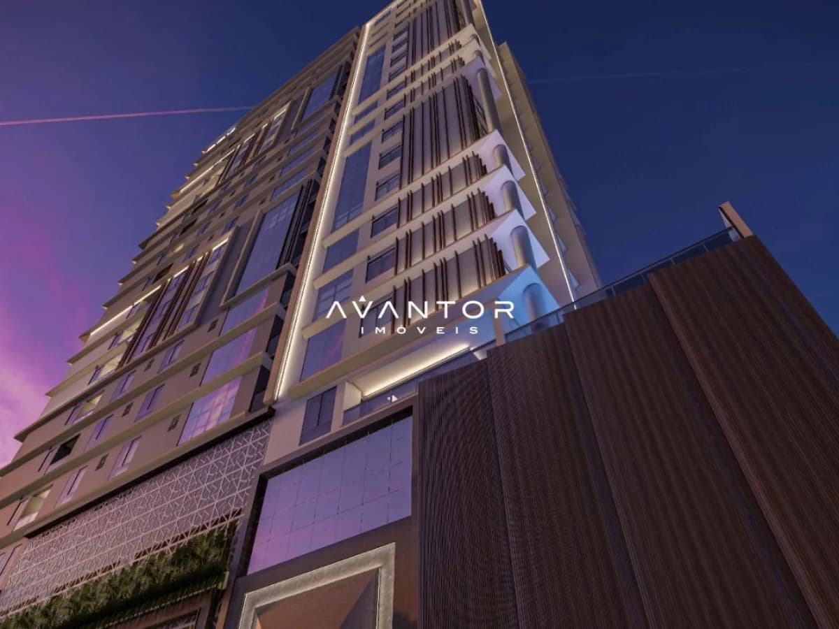 Fachada do prédio ao anoitecer — Apartamento com 3 quartos à venda no Evidence Residencial, em Morretes - Zona 3, Itapema/SC