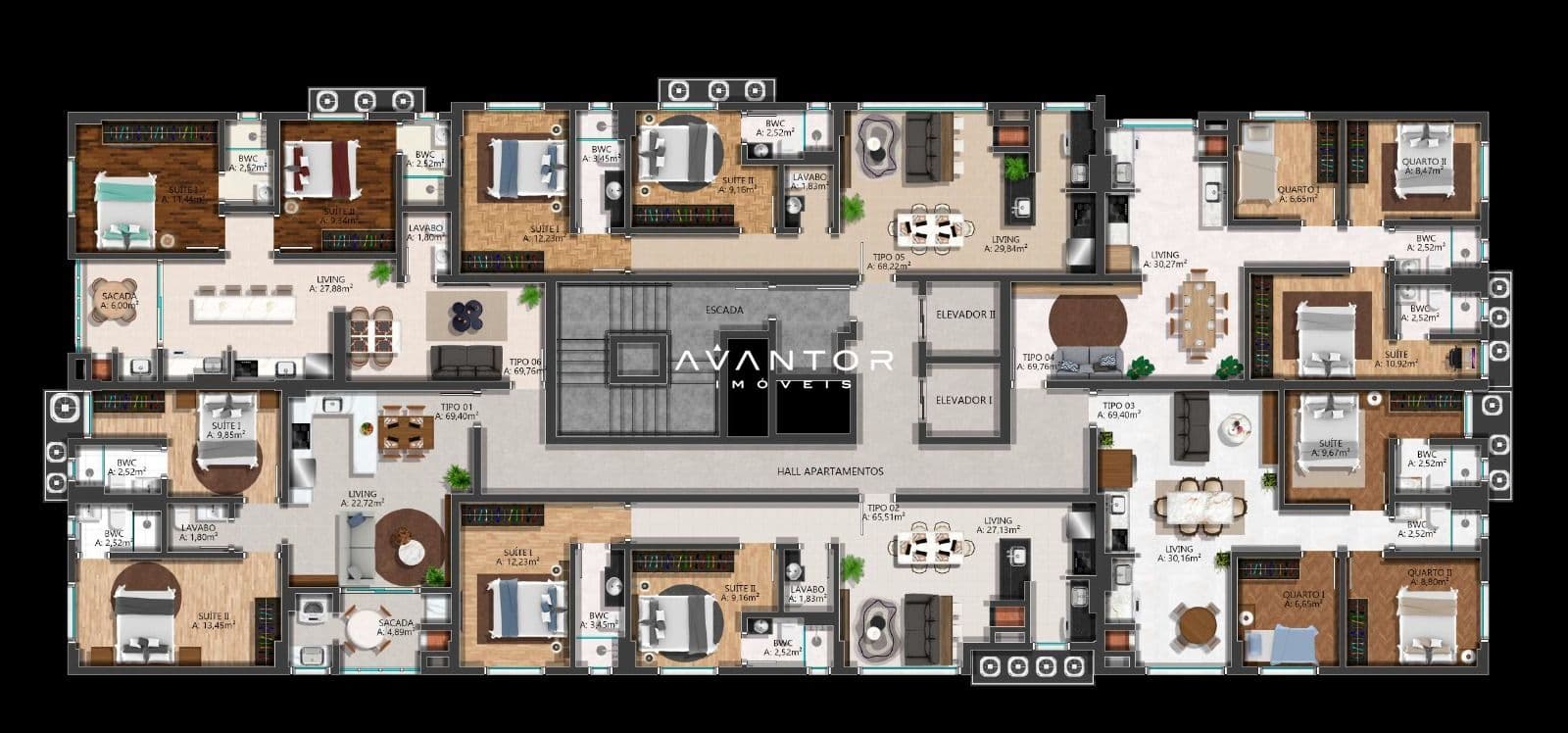 Apartamento com 3 quartos à venda no Evidence Residencial, em Morretes - Zona 3, Itapema/SC — foto 21 de 21