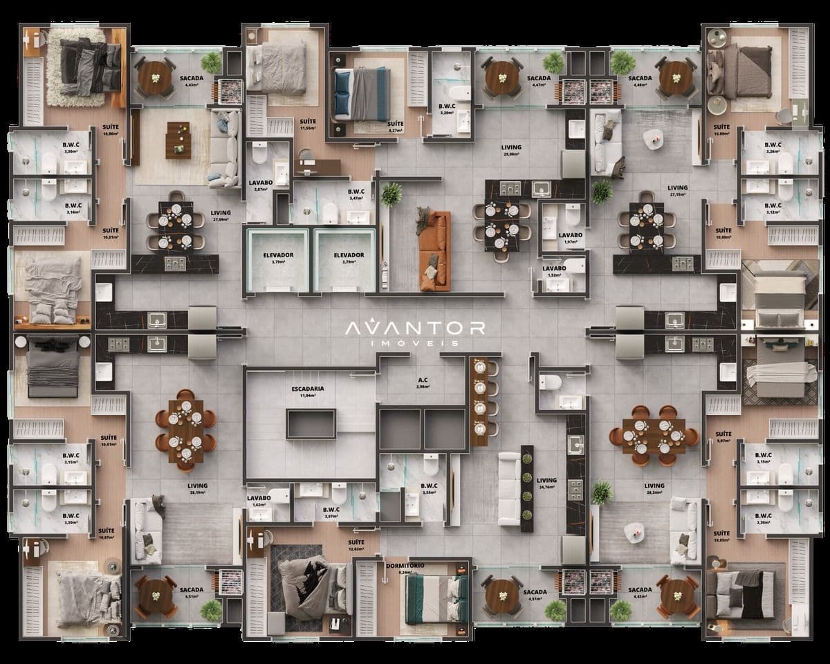 Apartamento com 2 quartos à venda no Vivere In Pace Residencial, em Areias, Tijucas/SC — foto 28 de 29