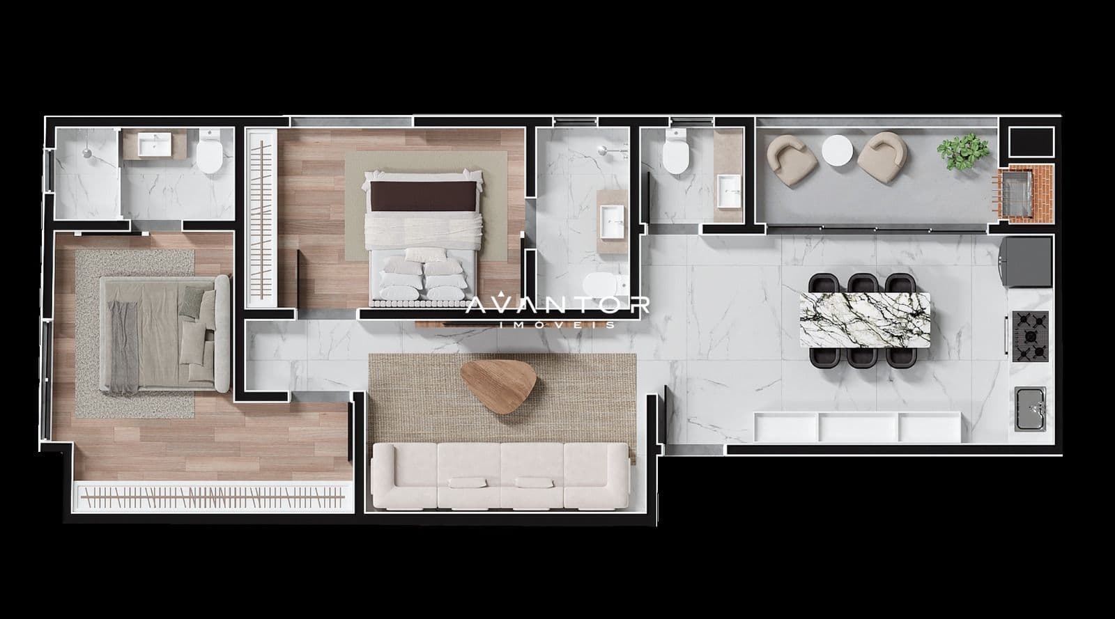 Apartamento com 2 quartos à venda no Zenith Bay Residences, em Morretes - Zona 3, Itapema/SC — foto 2 de 16