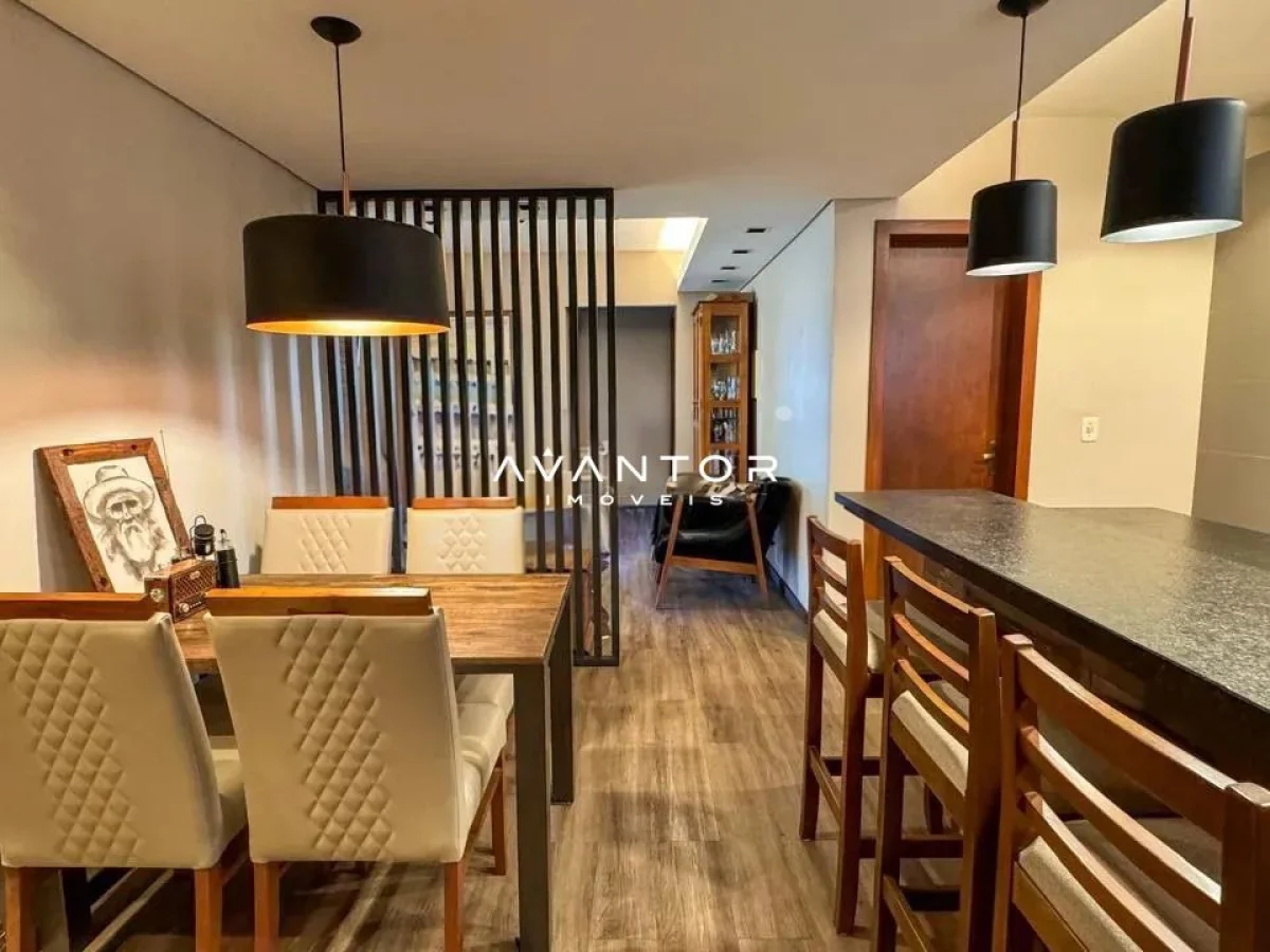 Sala de jantar integrada à cozinha — Residencial Edson, Nossa Senhora de Fátima, Santa Maria/RS