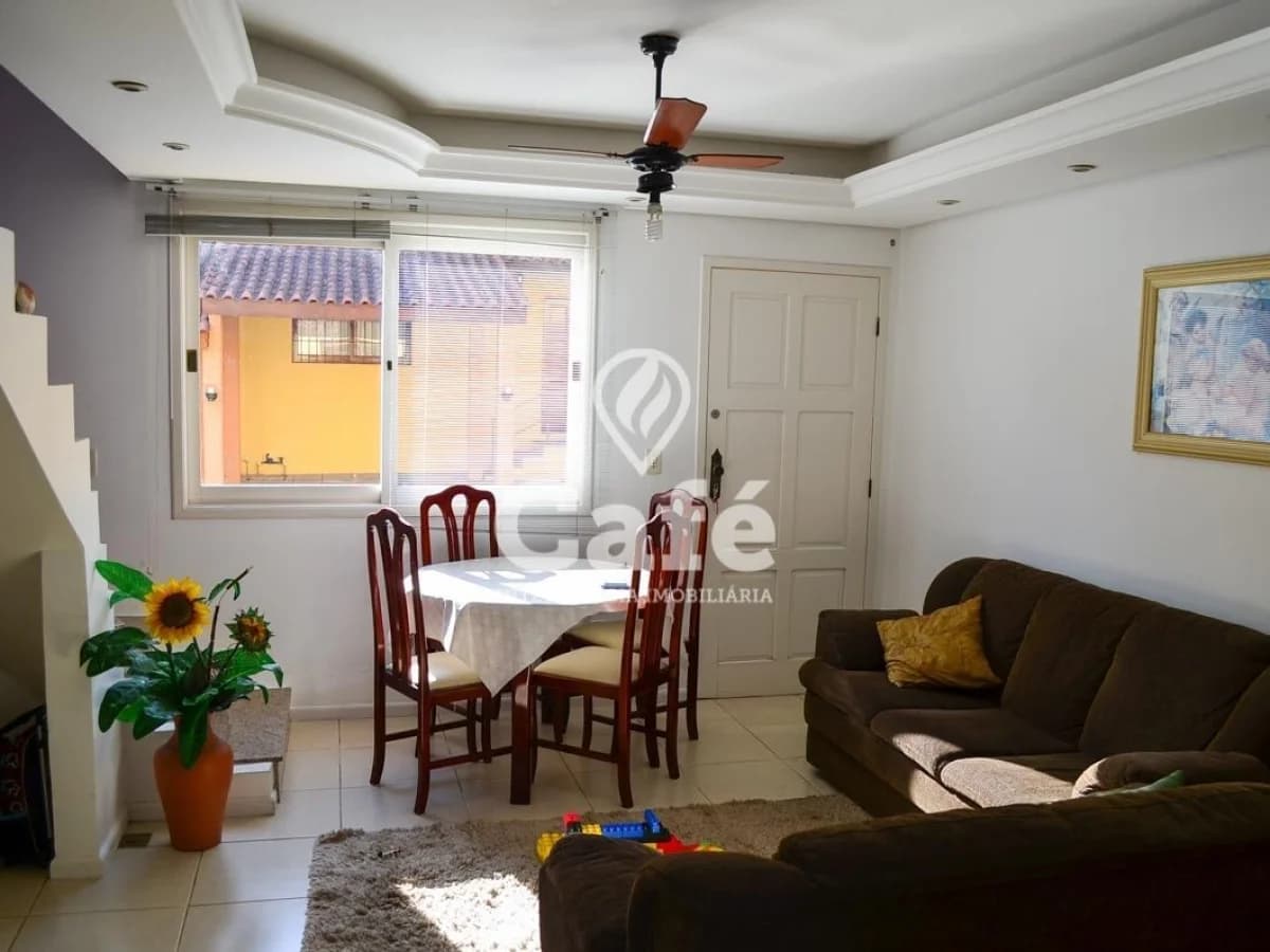 Casa com projeto interno diferenciado, ampla — Residencial Campos Largos, Nossa Senhora do Rosário, Santa Maria/RS