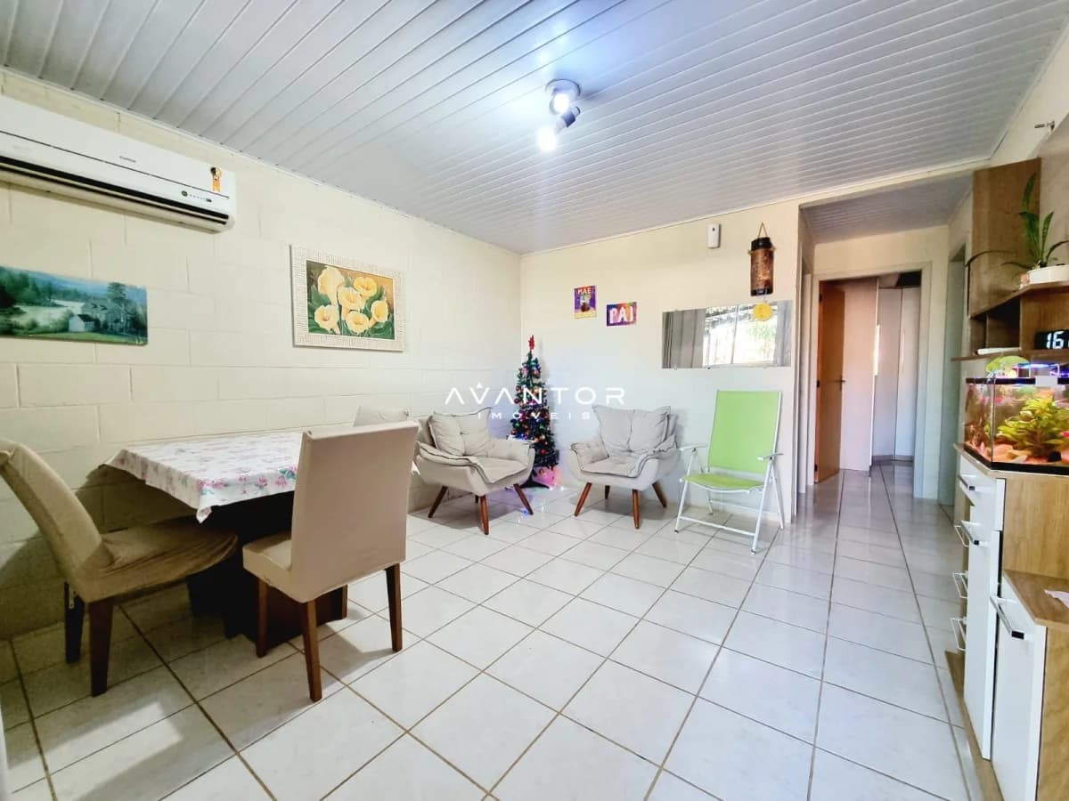 Sala de estar integrada à cozinha — Casa com 3 quartos à venda em Camobi, Santa Maria/RS