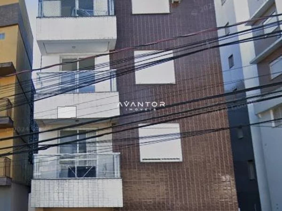 Fachada do prédio com sacadas — Sala Comercial com 1 sala à venda em Centro, Santa Maria/RS