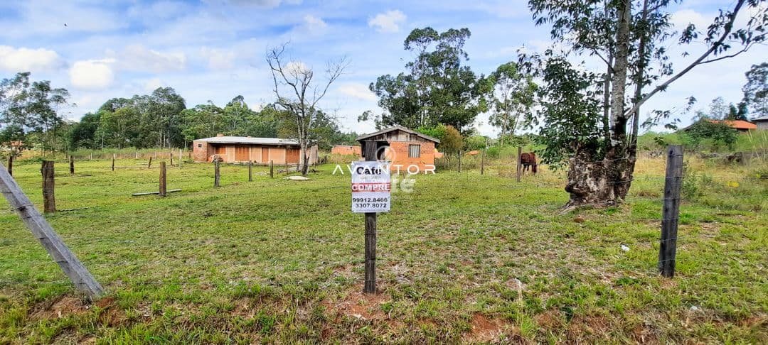 Terreno com construções e árvores — Terreno à venda em Etelvina, Itaara/RS