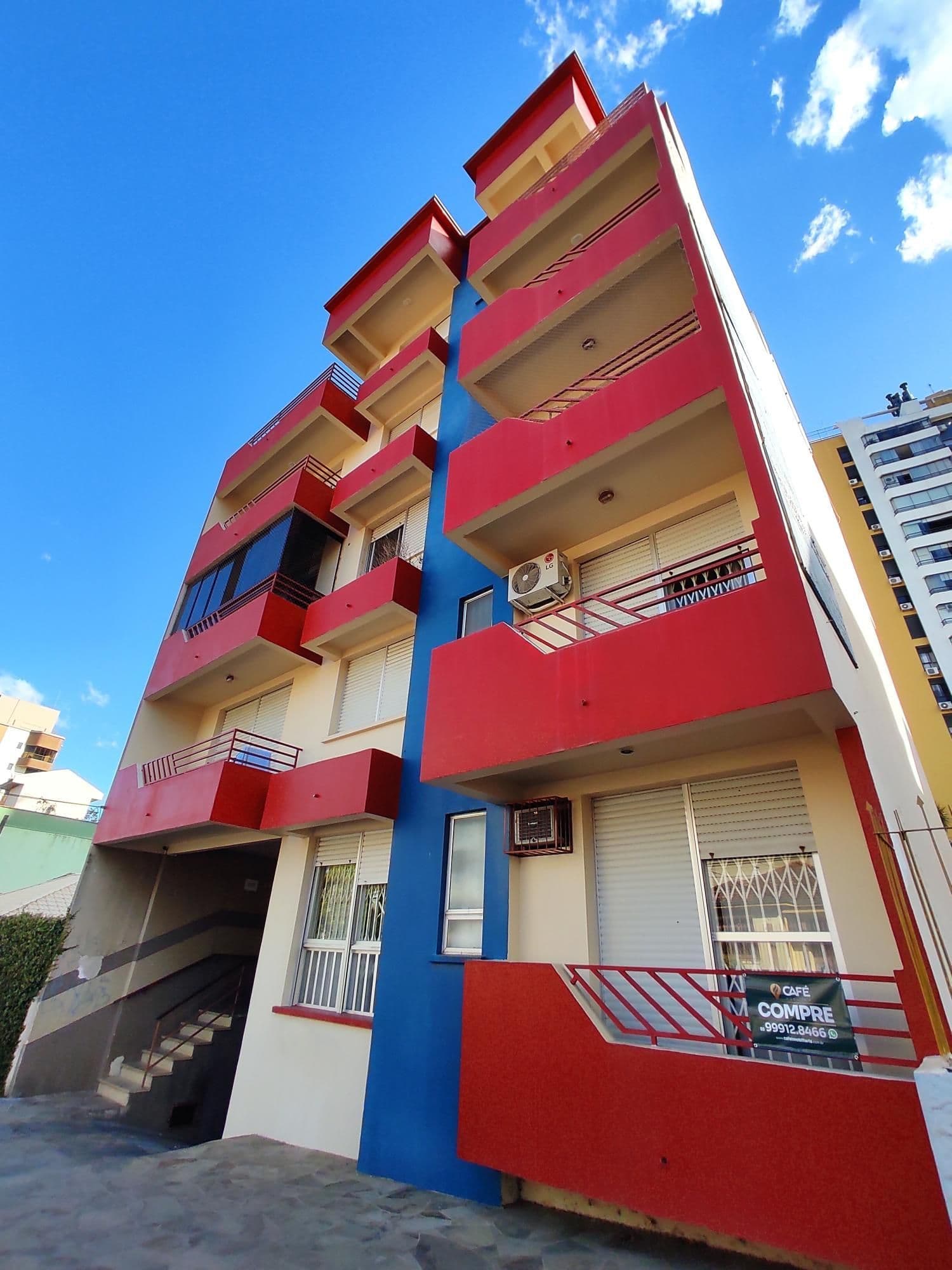 Apartamento CENTRAL, 2 dormitórios com vaga — Condominio Edificio Katiuska, Nossa Senhora de Fátima, Santa Maria/RS