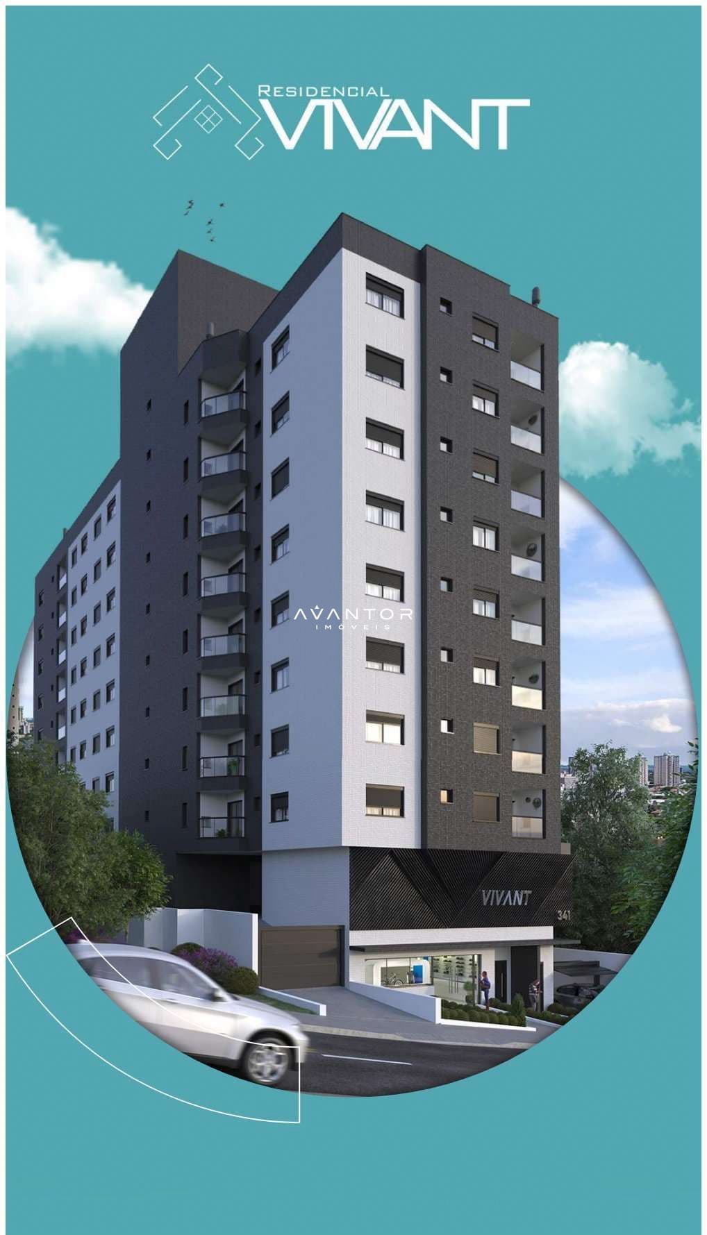 Apartamento com 1 quarto à venda no Residencial VIVANT, em Centro, Santa Maria/RS — foto 2 de 10