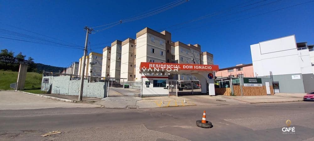 Fachada do prédio residencial — Apartamento com 2 quartos à venda no Dom Ignacio, em Caturrita, Santa Maria/RS