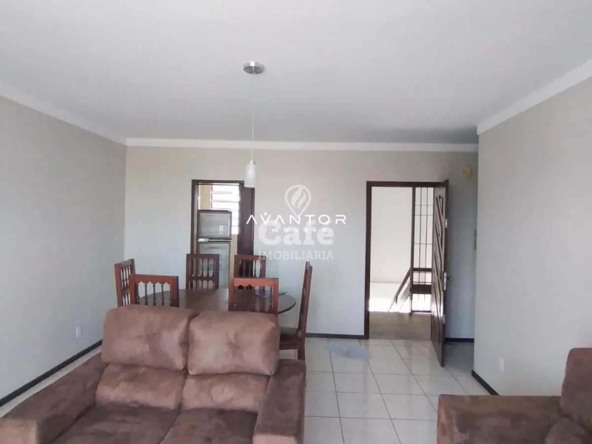 Sala de estar integrada à cozinha — Apartamento com 3 quartos à venda em Nossa Senhora das Dores, Santa Maria/RS