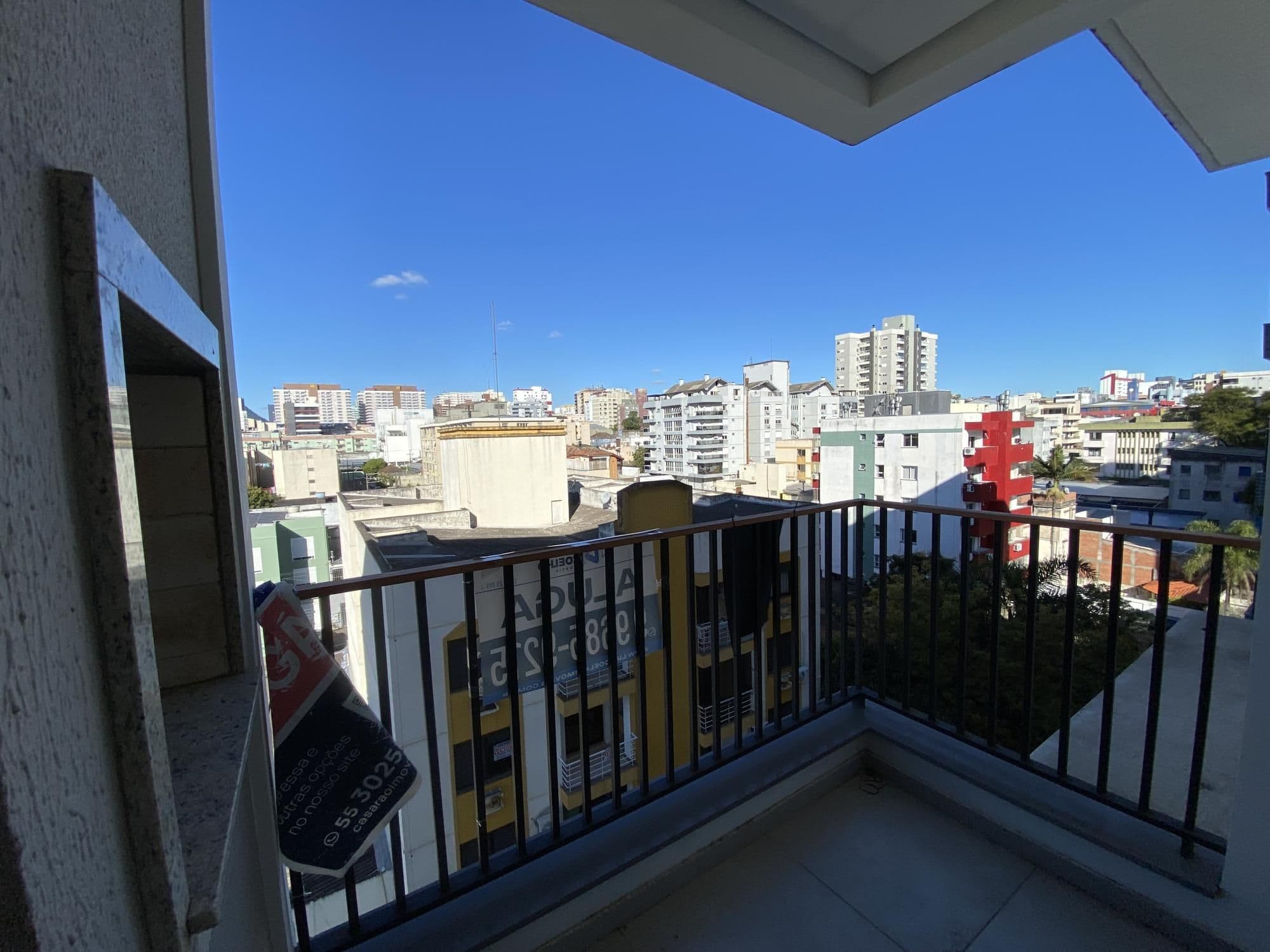 Apartamento de 2 dormitórios, 1Suíte, 2 Banheiros, 1 Vaga, novo no centro de Santa Maria — Apartamento com 2 quartos para alugar em Centro, Santa Maria/RS
