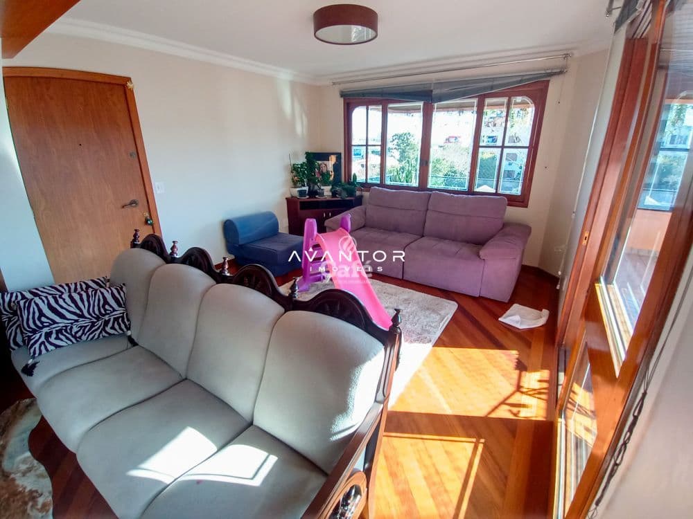 Lindo apartamento 3 dormitórios, sendo um suíte e closet, sala 3 ambientes com lareira, ár — Apartamento com 4 quartos à venda em Nossa Senhora de Fátima, Santa Maria/RS