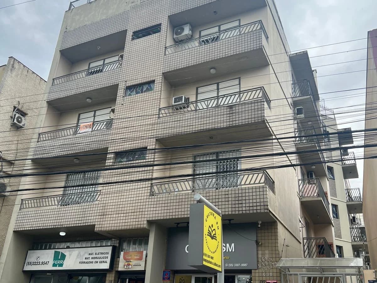Apartamento dois dormitórios com garagem — Edifício Maria Lolita, Nossa Senhora de Fátima, Santa Maria/RS