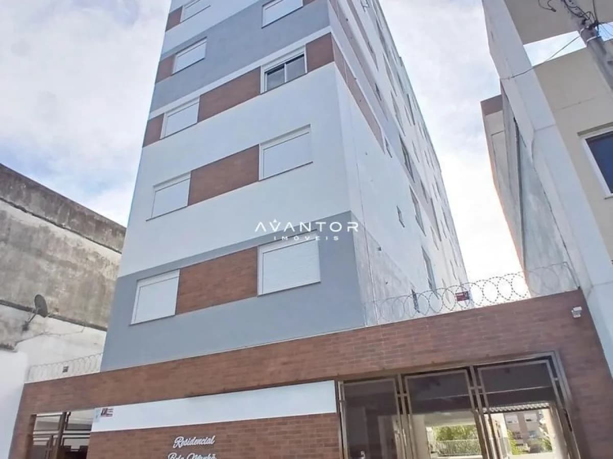 Apartamento novo de 1 dormitório no bairro Bonfim em Santa Maria — Studio com 1 quarto à venda em Bonfim, Santa Maria/RS