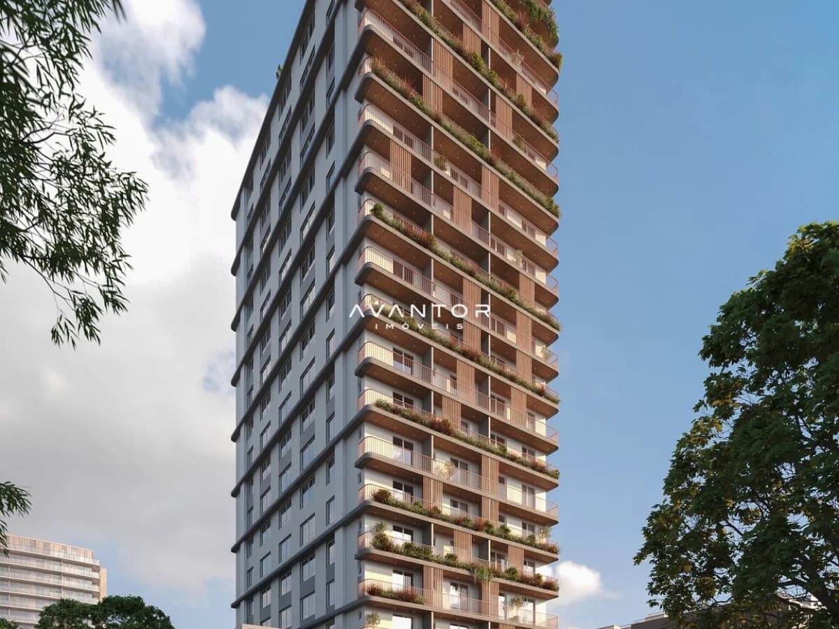Fachada do prédio com sacadas — Apartamento com 2 quartos à venda em Nossa Senhora de Fátima, Santa Maria/RS