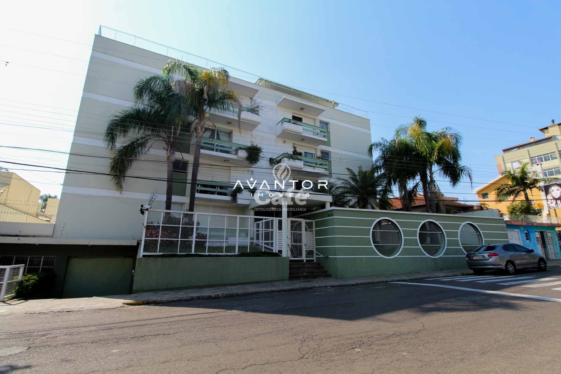 Fachada do prédio com garagem — Cobertura com 4 quartos à venda em Nossa Senhora de Fátima, Santa Maria/RS