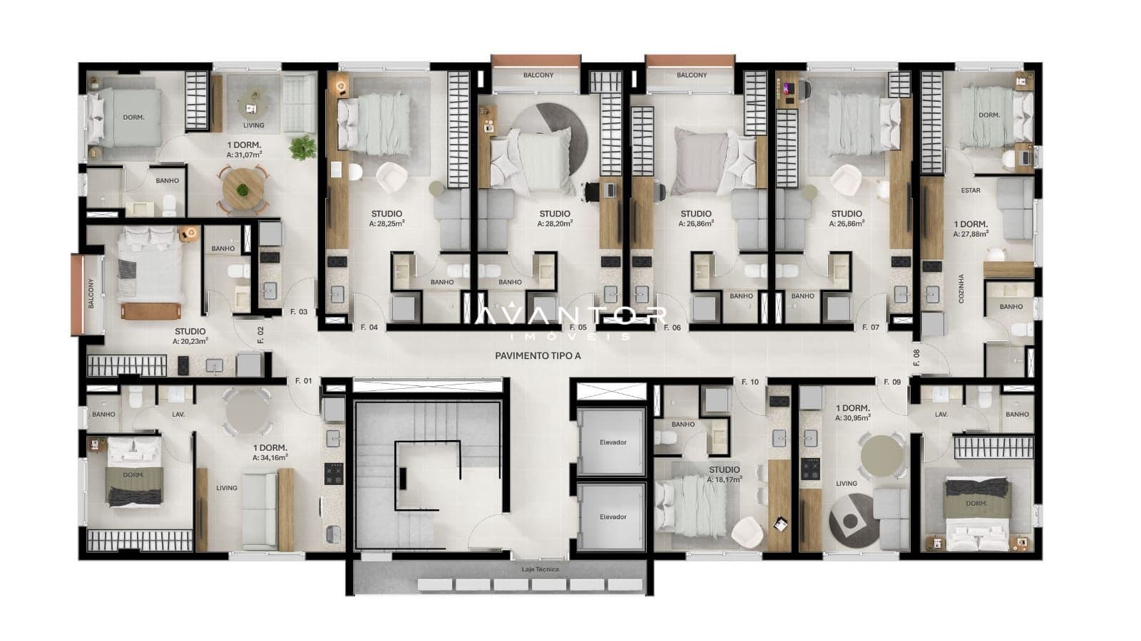 Studio à venda no Residencial Verso, em Nossa Senhora das Dores, Santa Maria/RS — foto 10 de 10
