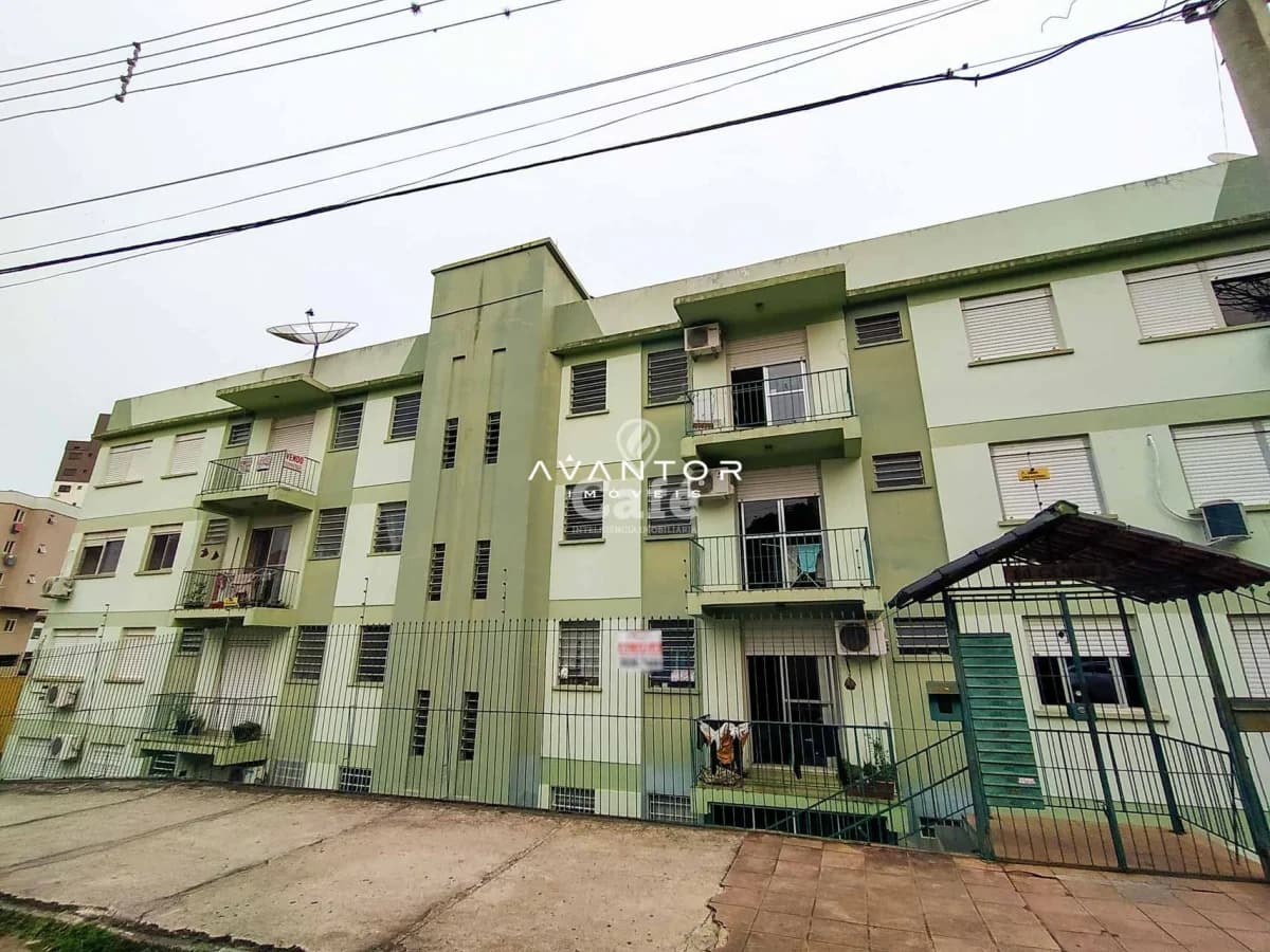 Fachada do edifício residencial — Apartamento com 3 quartos à venda em Nossa Senhora de Lourdes, Santa Maria/RS