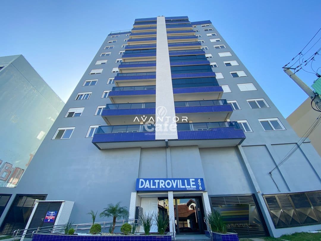 Fachada do prédio com sacadas — Apartamento com 3 quartos à venda em Nossa Senhora de Fátima, Santa Maria/RS