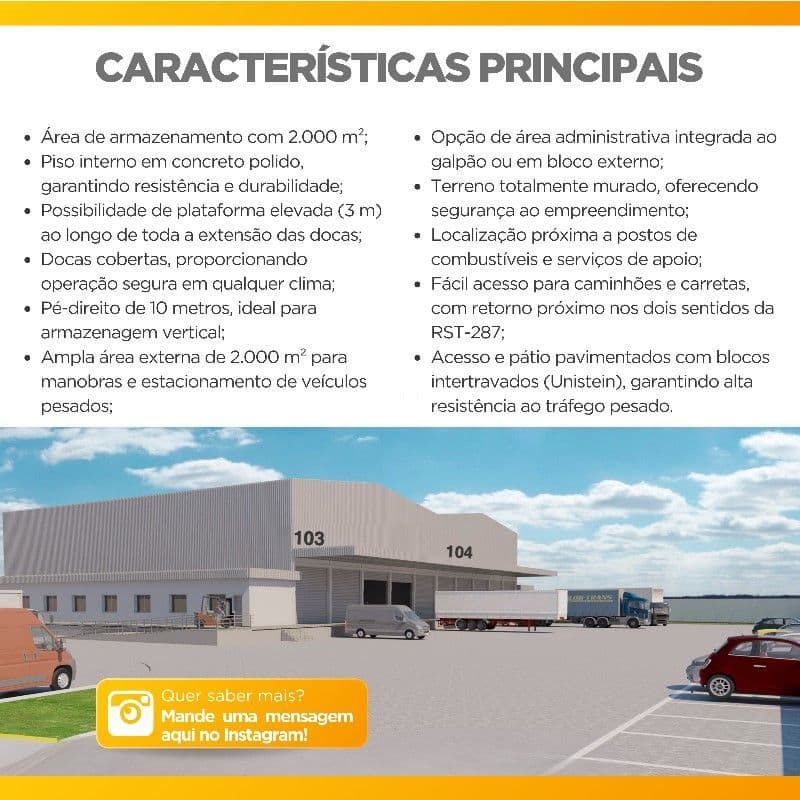 Pavilhão com 1 sala para alugar em Camobi, Santa Maria/RS — foto 2 de 2