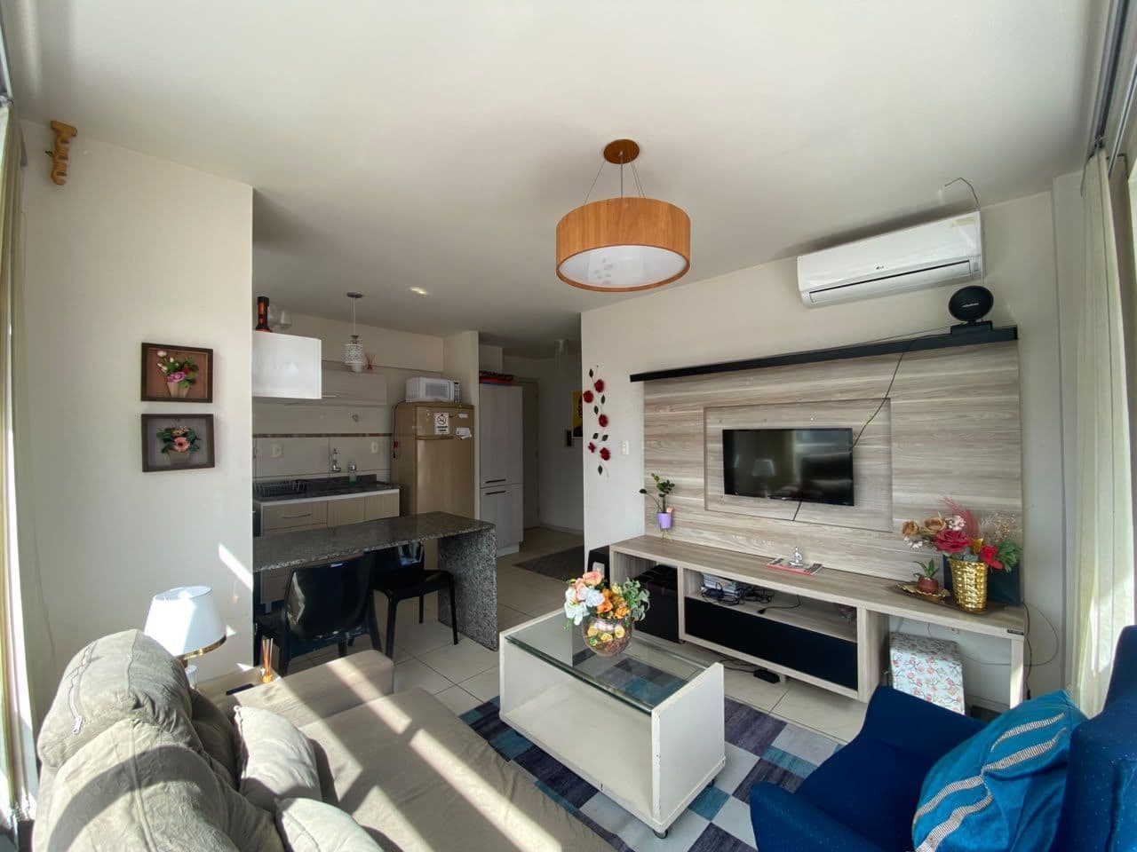 Excelente apartamento de 1 dormitório todo mobiliado no centro de Santa Maria — Apartamento com 1 quarto para alugar em Centro, Santa Maria/RS