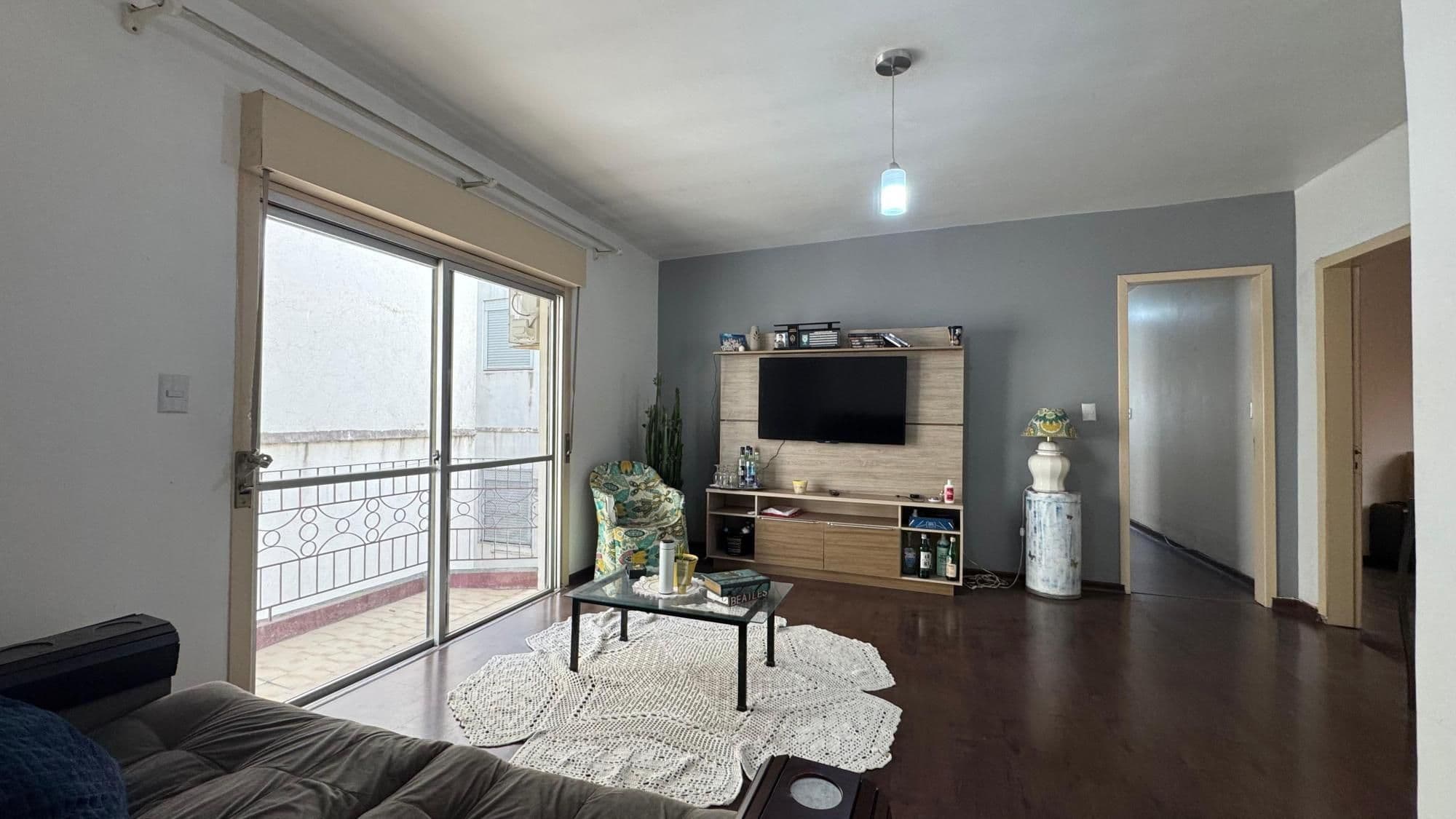 Sala de estar com sacada — Apartamento com 3 quartos à venda no Residencial da Vinci, em Centro, Santa Maria/RS