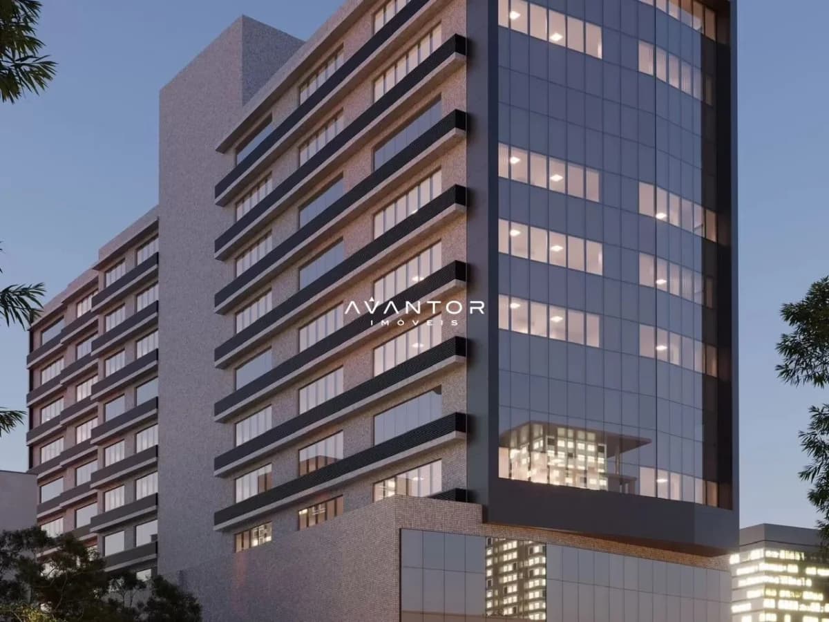 Fachada do edifício residencial — Sala Comercial com 1 sala à venda no Centro Clínico Cezar Ugalde, em Centro, Santa Maria/RS