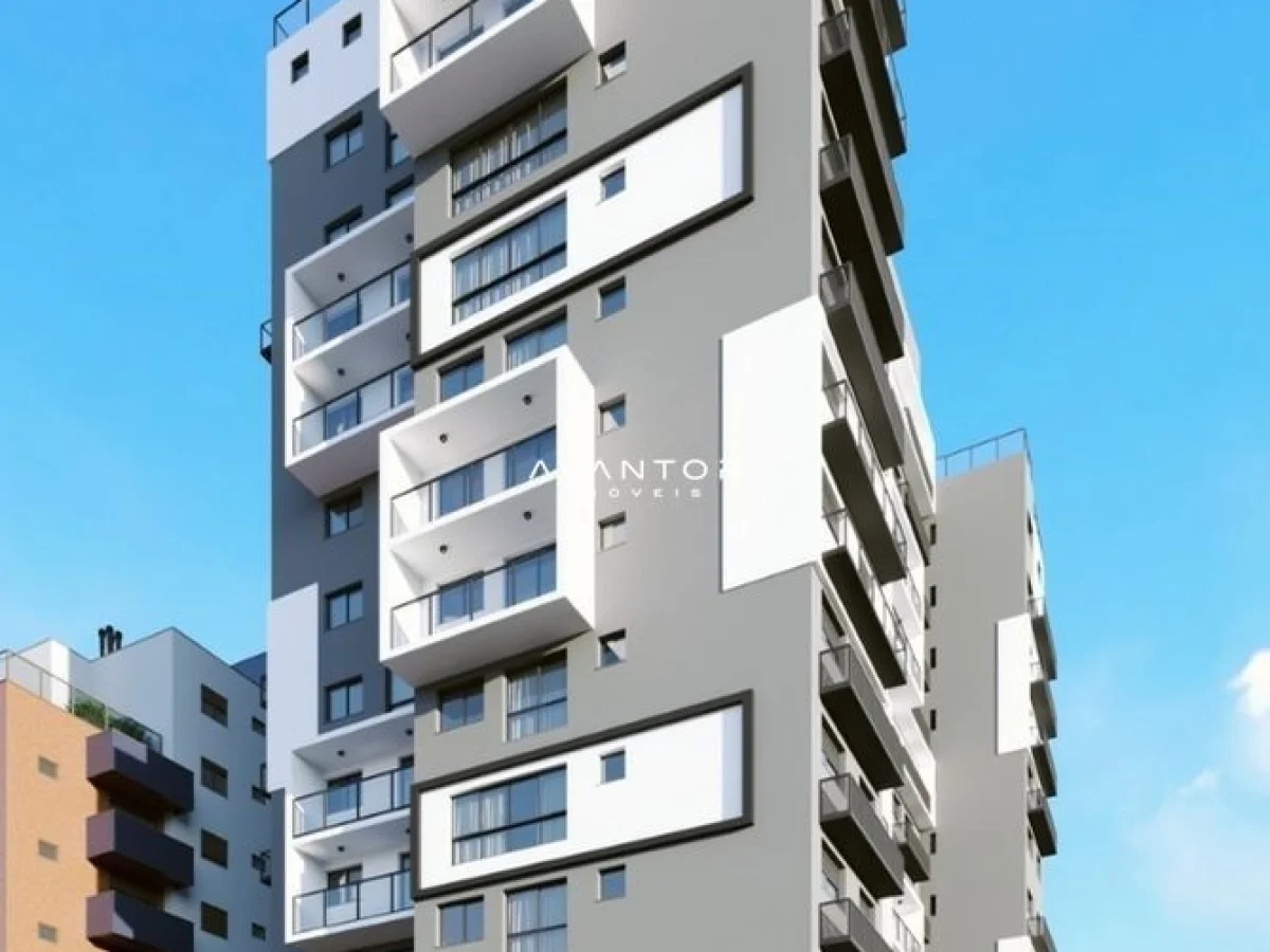 Fachada do prédio com sacadas — Apartamento com 3 quartos à venda no Residencial Livty, em Centro, Santa Maria/RS