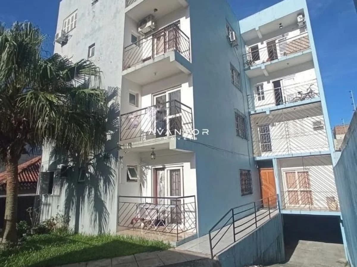 Apartamento semi mobiliado de 1 dormitório, sala e cozinha conjugadas, banheiro social, ár — Apartamento com 1 quarto à venda em Nossa Senhora das Dores, Santa Maria/RS