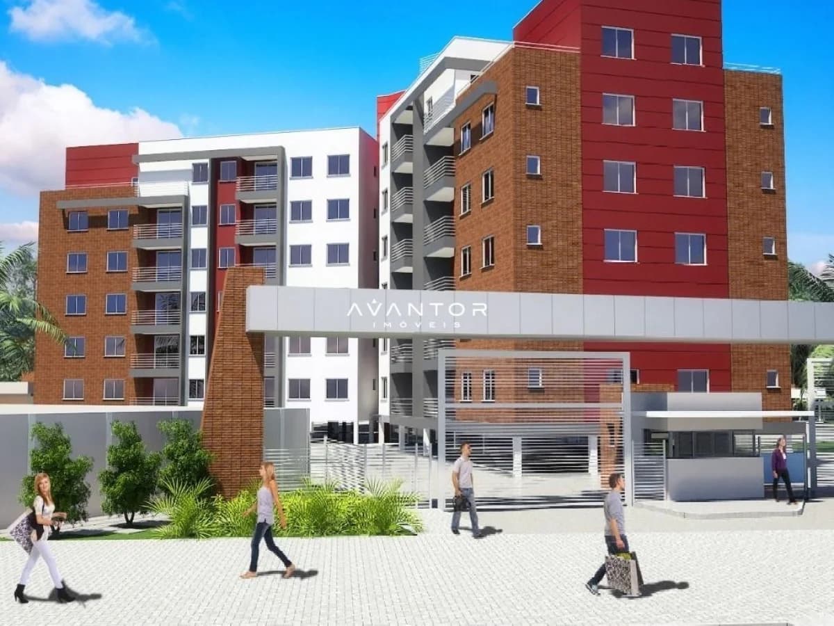 Fachada do edifício residencial — Apartamento com 2 quartos à venda no Vithoria do Sol, em Duque de Caxias, Santa Maria/RS
