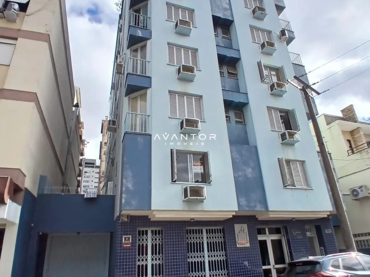 Fachada do prédio com sacadas — Cobertura com 2 quartos à venda no Edificio Cidadelma, em Centro, Santa Maria/RS