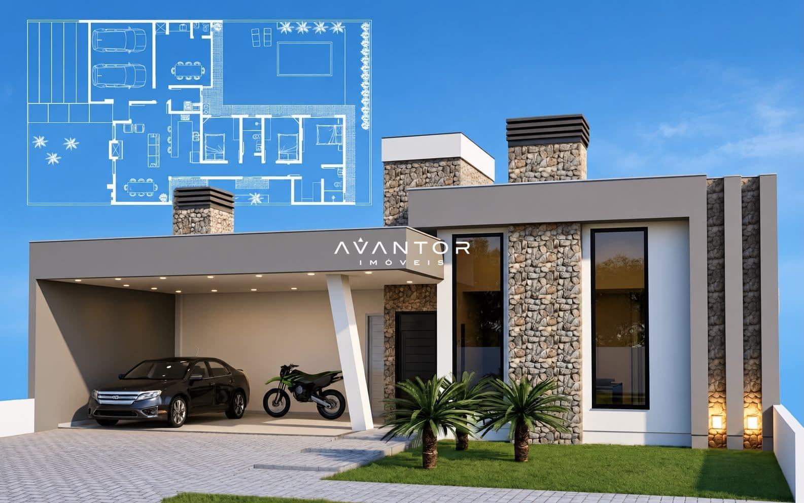 Casa com 3 quartos à venda no Cidade Universitária, em Camobi, Santa Maria/RS
