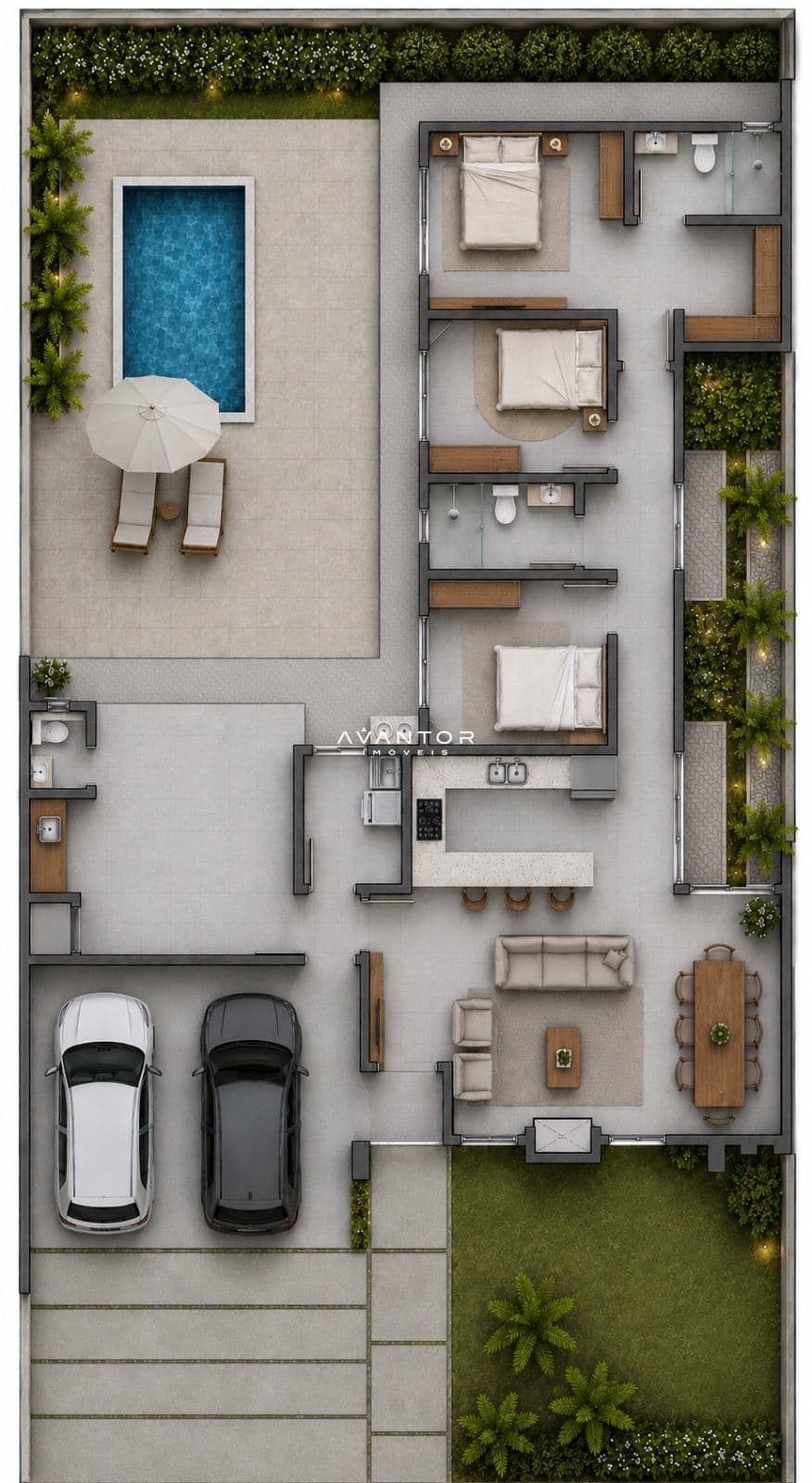 Casa com 3 quartos à venda no Cidade Universitária, em Camobi, Santa Maria/RS — foto 2 de 4