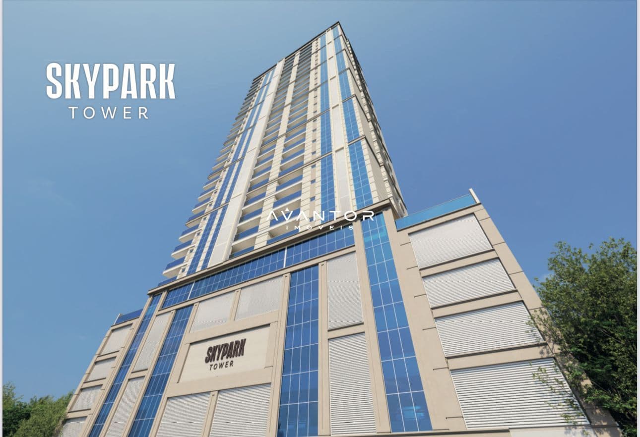 Fachada do prédio Skypark Tower — Apartamento com 2 quartos à venda no SkyPark Tower, em Perequê, Porto Belo/SC