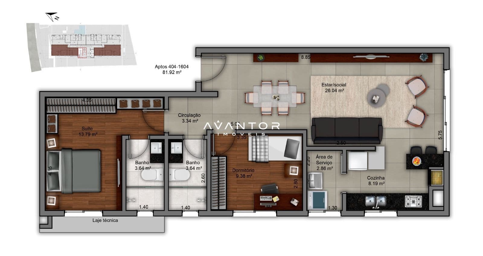 Apartamento com 2 quartos à venda no Residencial Marques Da Rocha, em Centro, Santa Maria/RS — foto 7 de 7