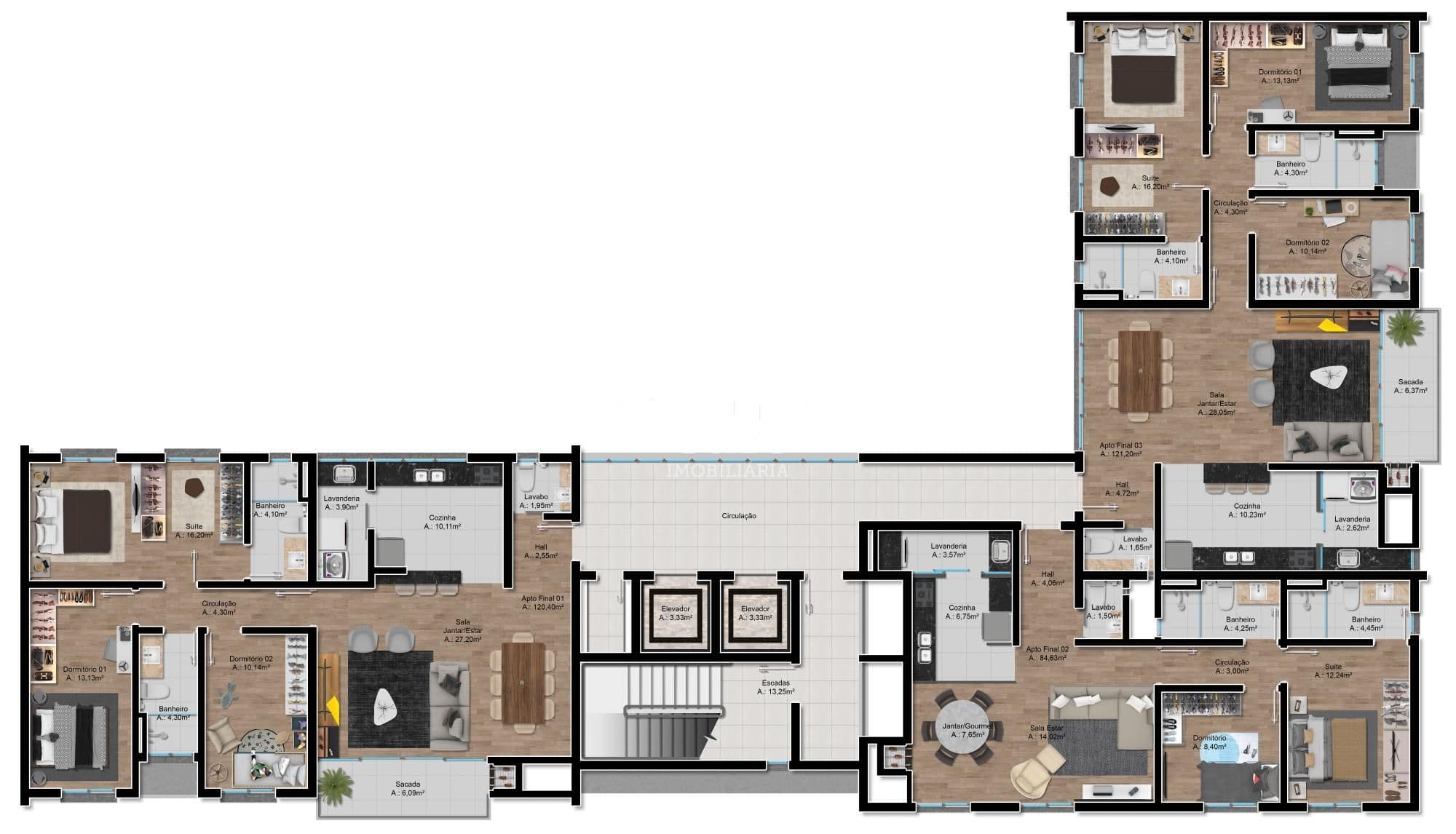 Apartamento com 3 quartos à venda no Spalla Home Art, em Centro, Santa Maria/RS — foto 20 de 24
