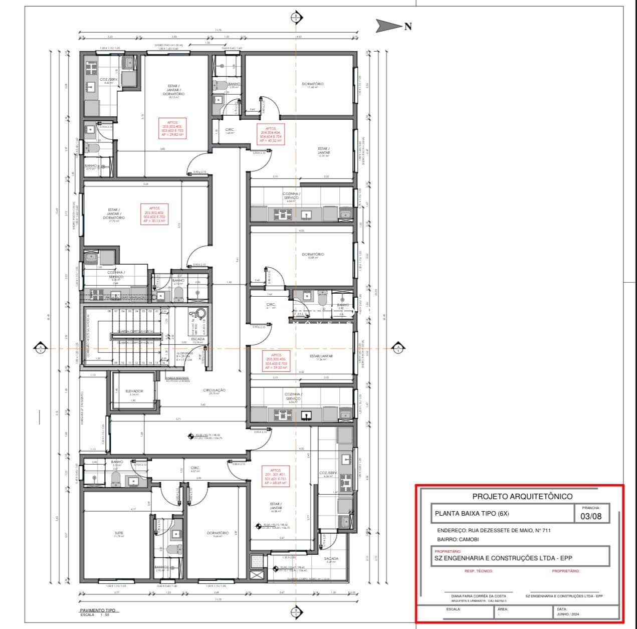 Apartamento com 2 quartos à venda no Edificio Residencial Vó Lourdes, em Camobi, Santa Maria/RS — foto 2 de 2
