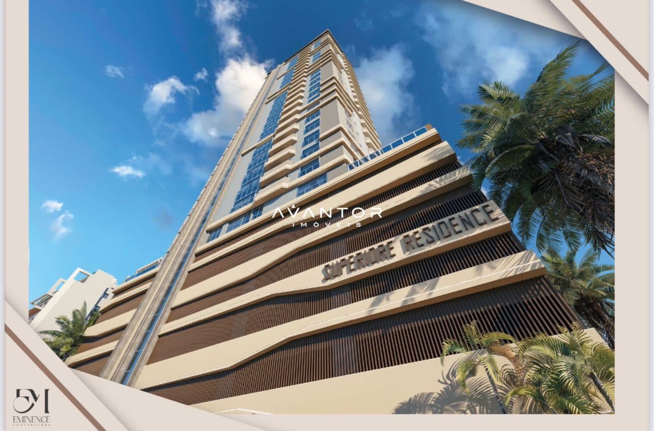 Fachada do edifício residencial — Apartamento com 1 quarto à venda no Superiore Residence, em Viva Park, Porto Belo/SC