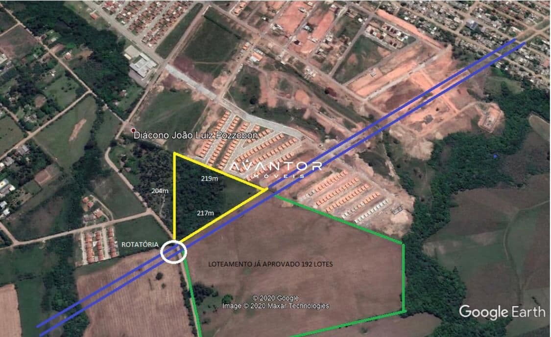 Terreno à venda em Diácono João Luiz Pozzobon, Santa Maria/RS